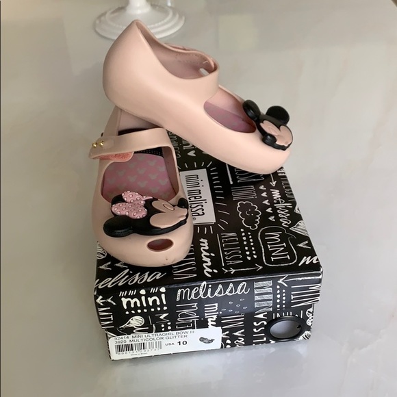 Mini Melissa Other - Mini Melissa ultragirl Minnie Mouse size 10 shoes Mini Melissa Other - Mini Melissa ultragirl Minnie Mouse size 10 shoes